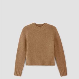 NWT Everlane The Alpaca Cropped Crewneck Sweater